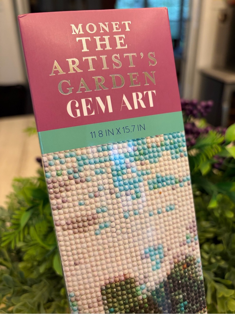 Monet Gem Art Kit in Pink and Teal Accents